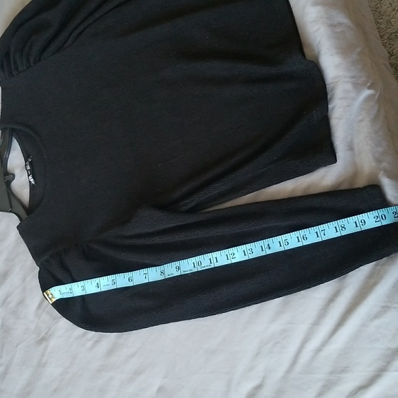 Zara knit blouse glove long sleeves - Picture 2 of 4